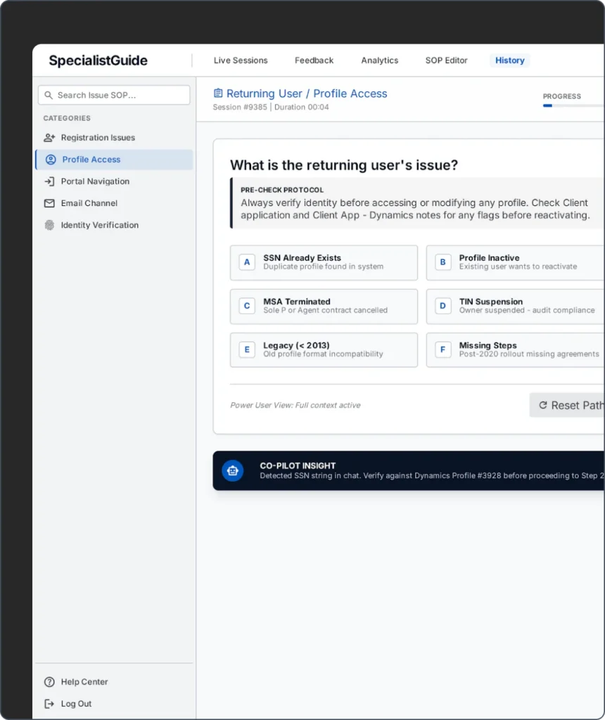 AI-Assisted Decision Flow for Support Teams | BETSOL